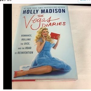 NEW HollyMadison Book“ TheVegasDiaries” Hardcover